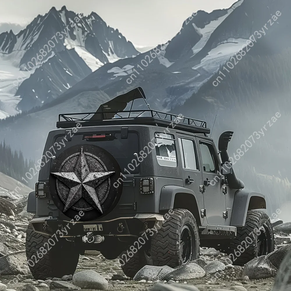 五芒星型 各種モデル 車用タイヤカバー 砂埃防止 風雨対策 タイヤカバー 頑丈で耐久性のあるタイヤカバー