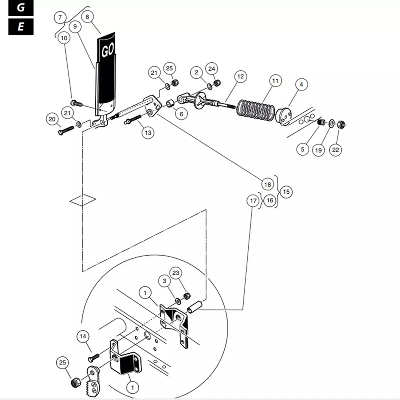 

Golf Cart Accelerator Pedal Sub Repair Kit Accelerator Pedal Sub Repair Kit Repair Kit For Club Car
