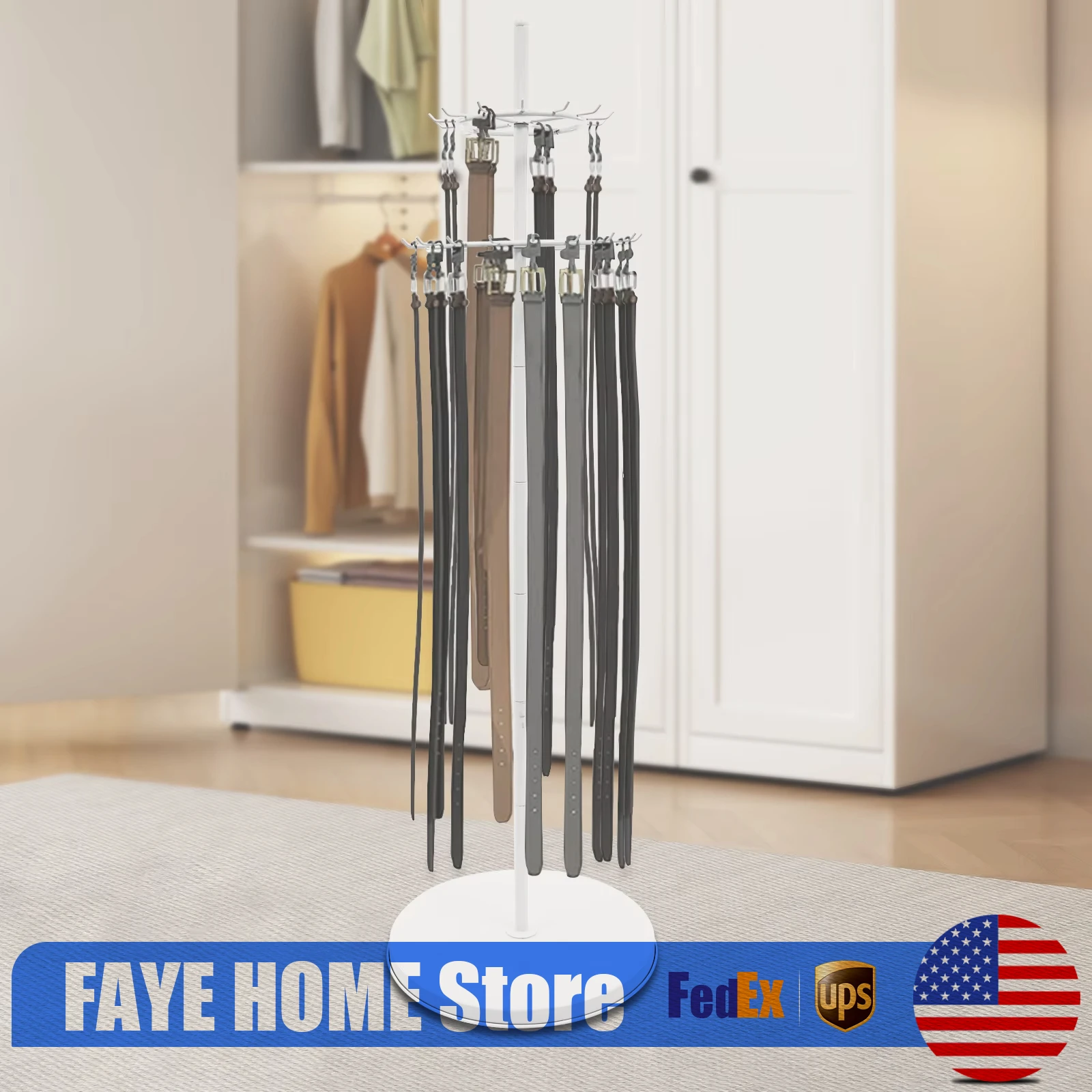 

Retail Counter Display Rack, White Belt Display Stand Holder for Store Shop Counter, Sturdy Steel Welded Construction