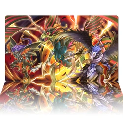 YuGiOh Play mat Black-Winged Dragon Black-Winged Assault Dragon TCG OCG CCG Trading Card Game Mat Anime Mouse Pad Desk Mat zone