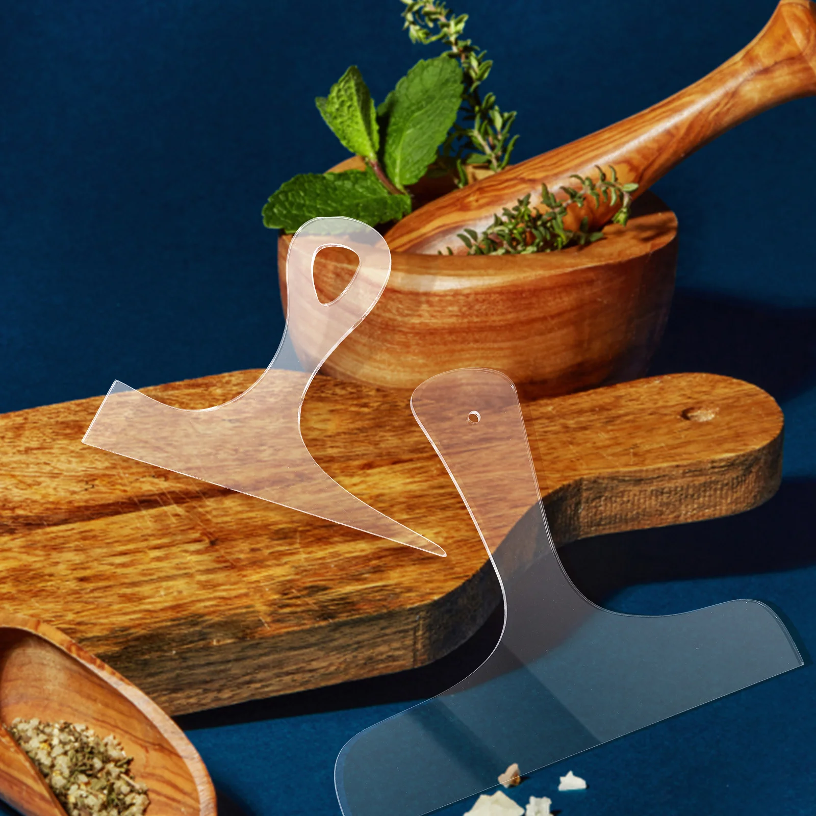 

3pcs Cutting Template Acrylic Reusable Stencil For Charcuterie Board Tracing Templates Kitchen Acrylic Template Gadgets