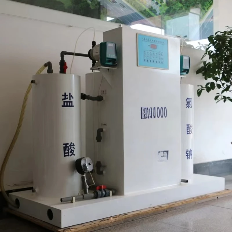 On-site chlorine dioxide generator systems for water disinfection, ClO2 sterilization equipment, and dosing units