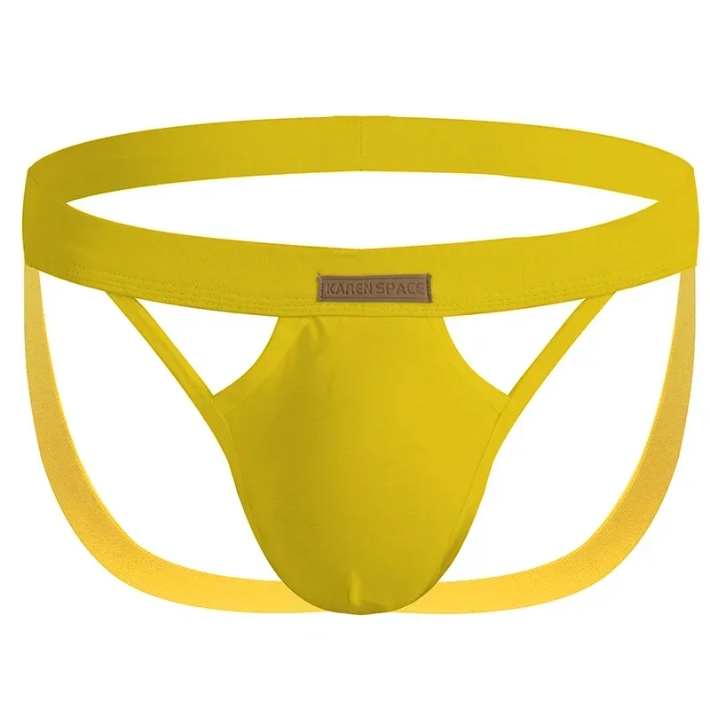 Men's Sexy Backless Thong Jockstrap Panties Breathable Underwear Jock Strap Briefs Comfortable Male Lingerie Underpants