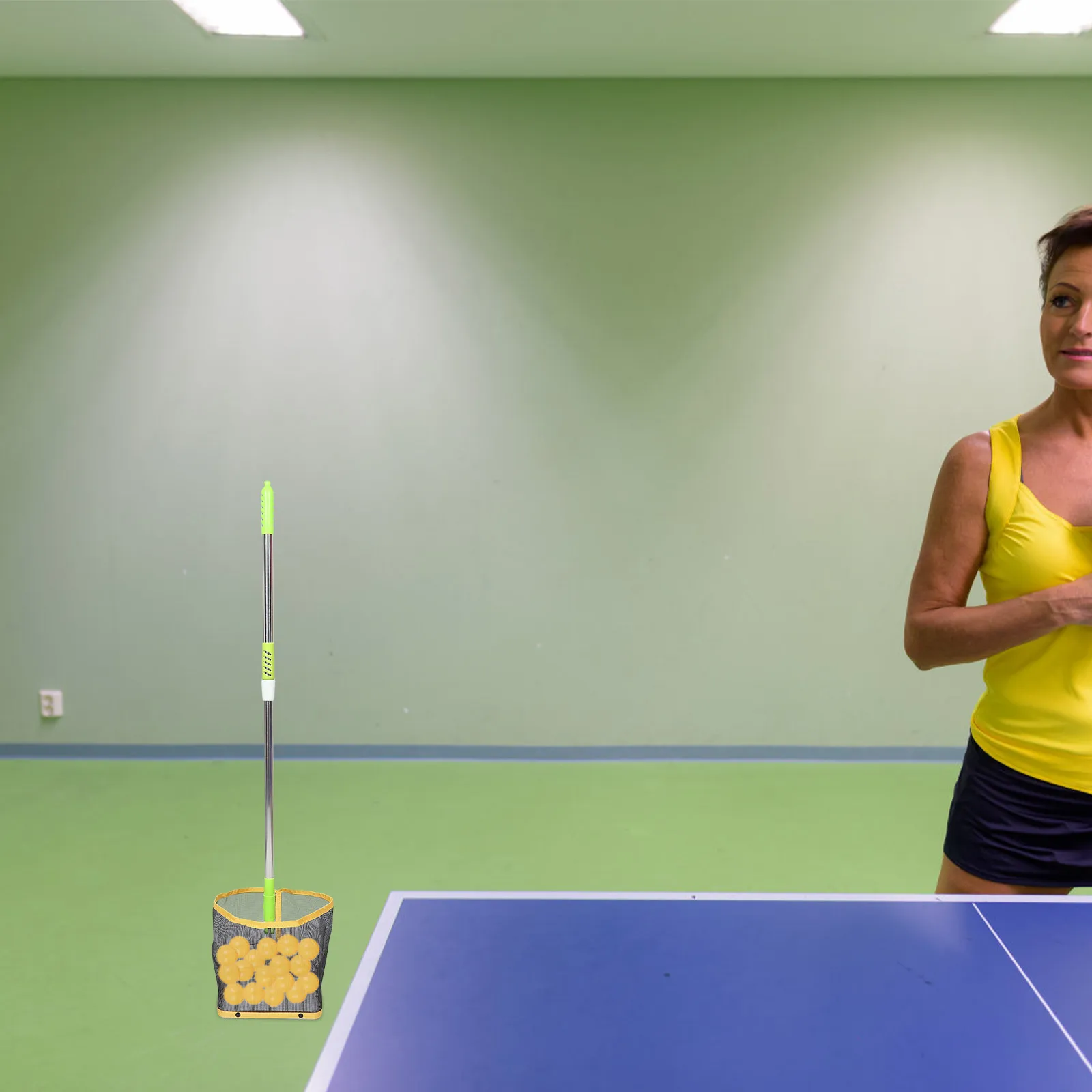 

Table Tennis Picker Large Capacity Collector Detachable Handle Portable Extendable Adjustable Efficient Saves Time