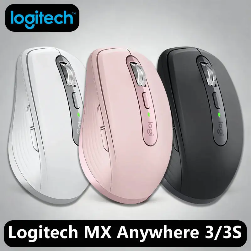 

Logitech Master Series MX Anywhere 3S Bluetooth Беспроводная бесшумная мышь Мягкий звук Офисный женский планшет