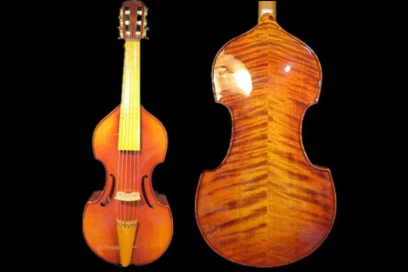 

Baroque style SONG Maestro 6 strings16" instate Frets Trebles viola da gamba9467