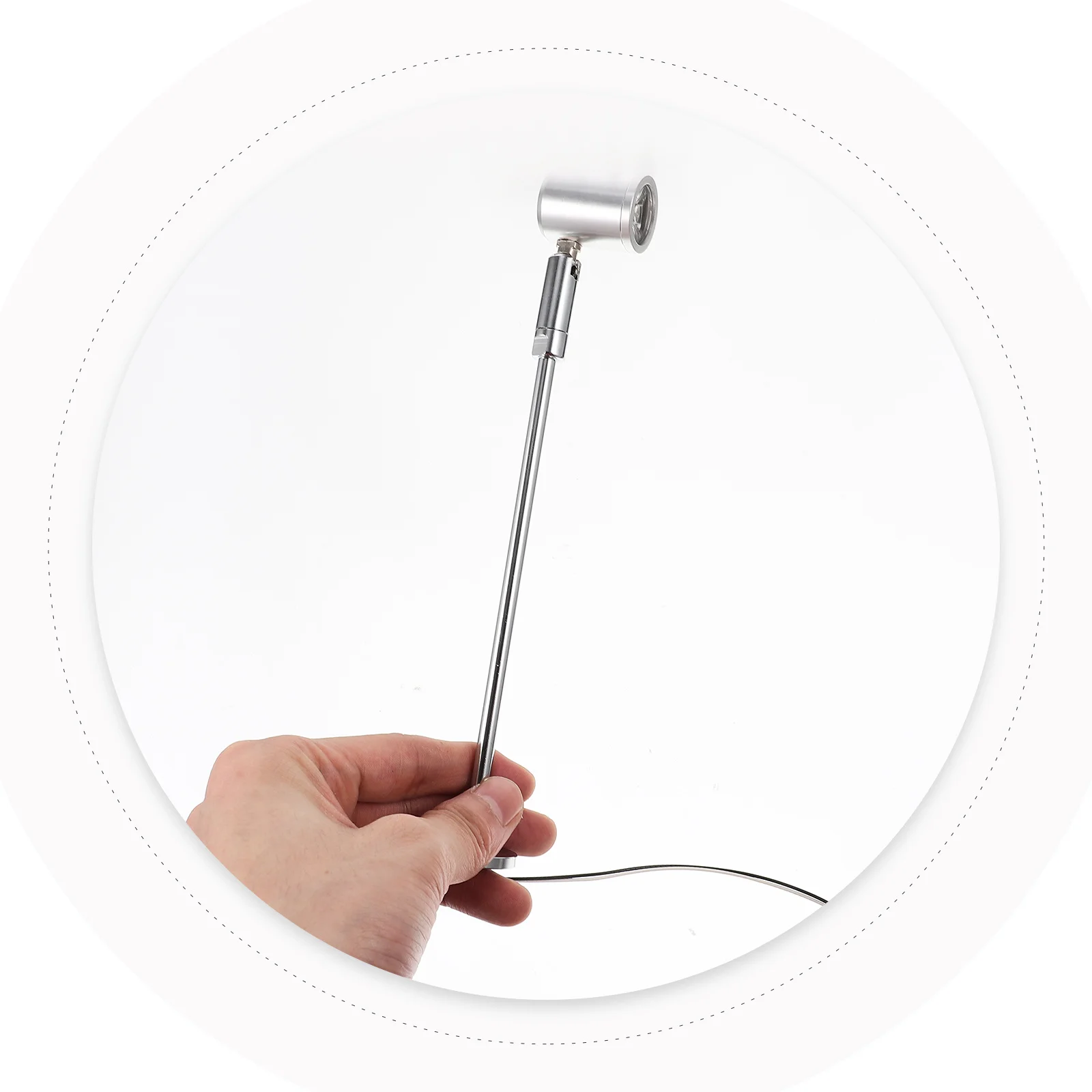 

2pcs Led Spotlight 3W Ac100-265V 215Mm Warm White Metal Ground Stake For Outdoor Lawn Display Case Lighting Night Light