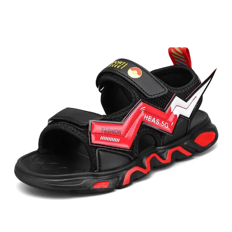 Boys' Sandals, Large Children's Open-toed Children's Beach Shoes, Soft Soles, Anti-odor Sandals, Children's Shoes, Soft Soles