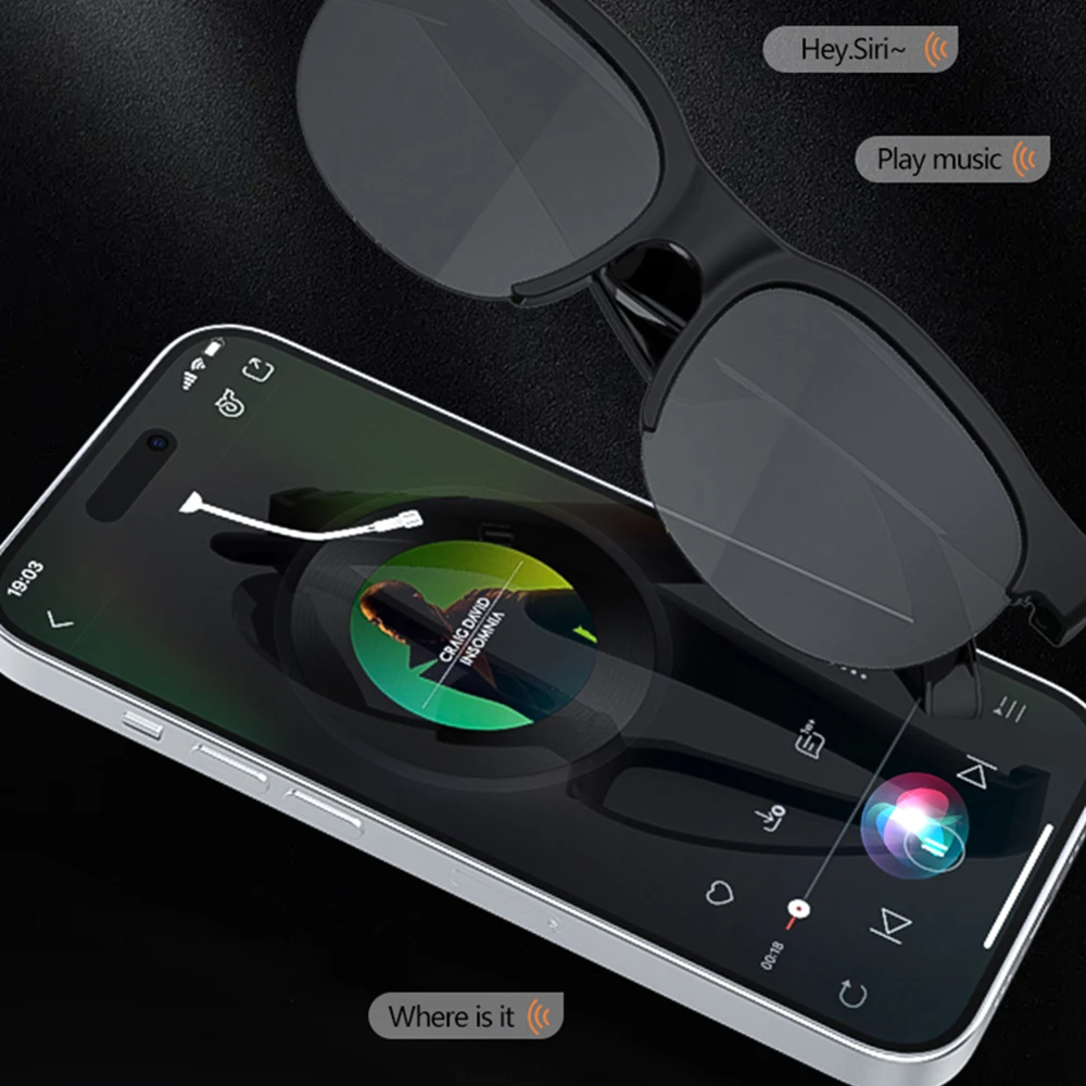 Smart music glasses sunglasses wireless Bluetooth 5.3 version new model suitable for summer casual sports music headphones