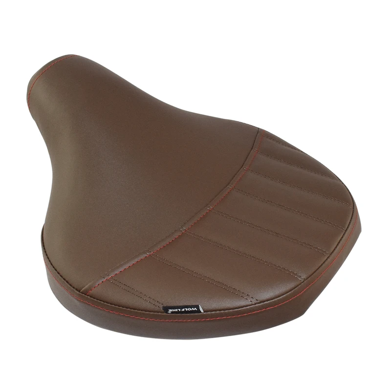 Waase For Triumph Bonneville Bobber 1200 2017 2018 2019 2020 2021 2022 الجبهة سائق سولو مقعد القلنسوة وسادة وسادة الجلود الاصطناعية #4