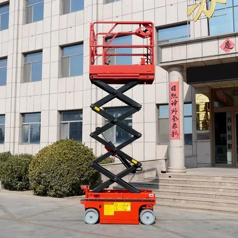 Scissor Lift 220 V Boom-Type Lifting Platform 12 M Work Platform Truck Lift