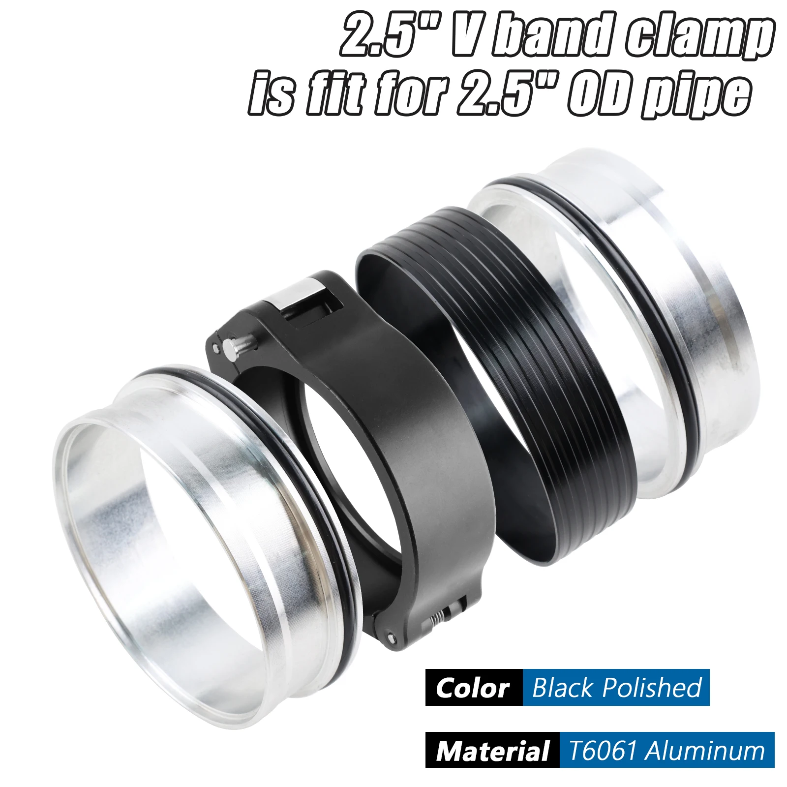 Universele 2,5/3/4 inch pinloze HD-klem voor intercooler pijpklem en flenzen 63/76/102 mm