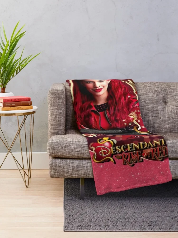 Descendants 4 The Rise Of Red - Kylie Cantrall Throw Blanket for sofa Furry Shaggy Quilt Blankets