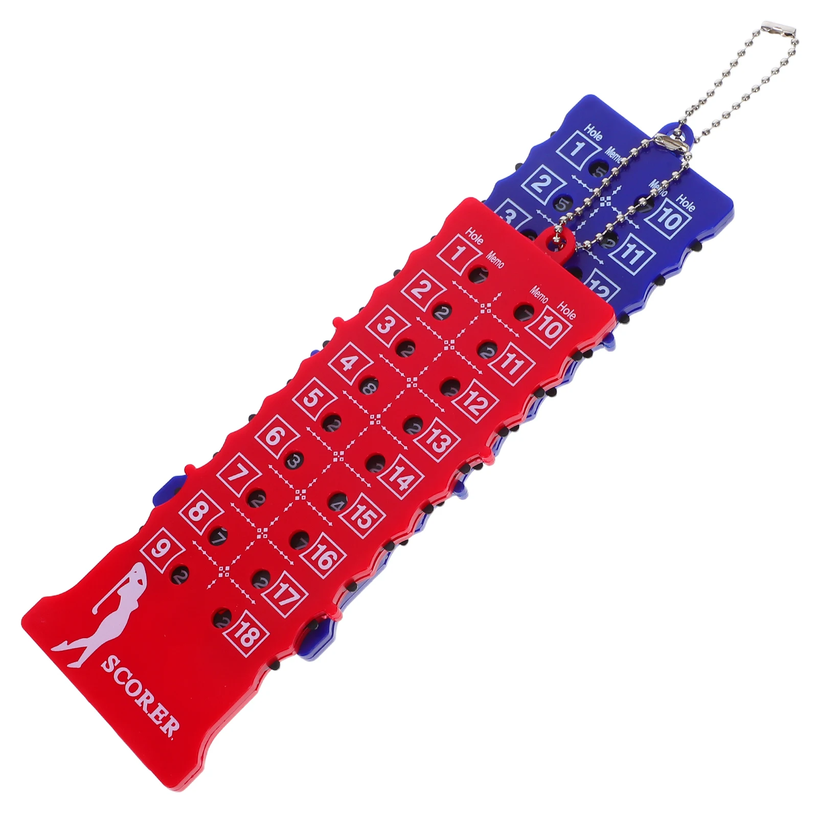 

2 Pcs Golf Scorer Equipment Essentials for Counter Scoreboard Convenient Golfs Compact Type Beads