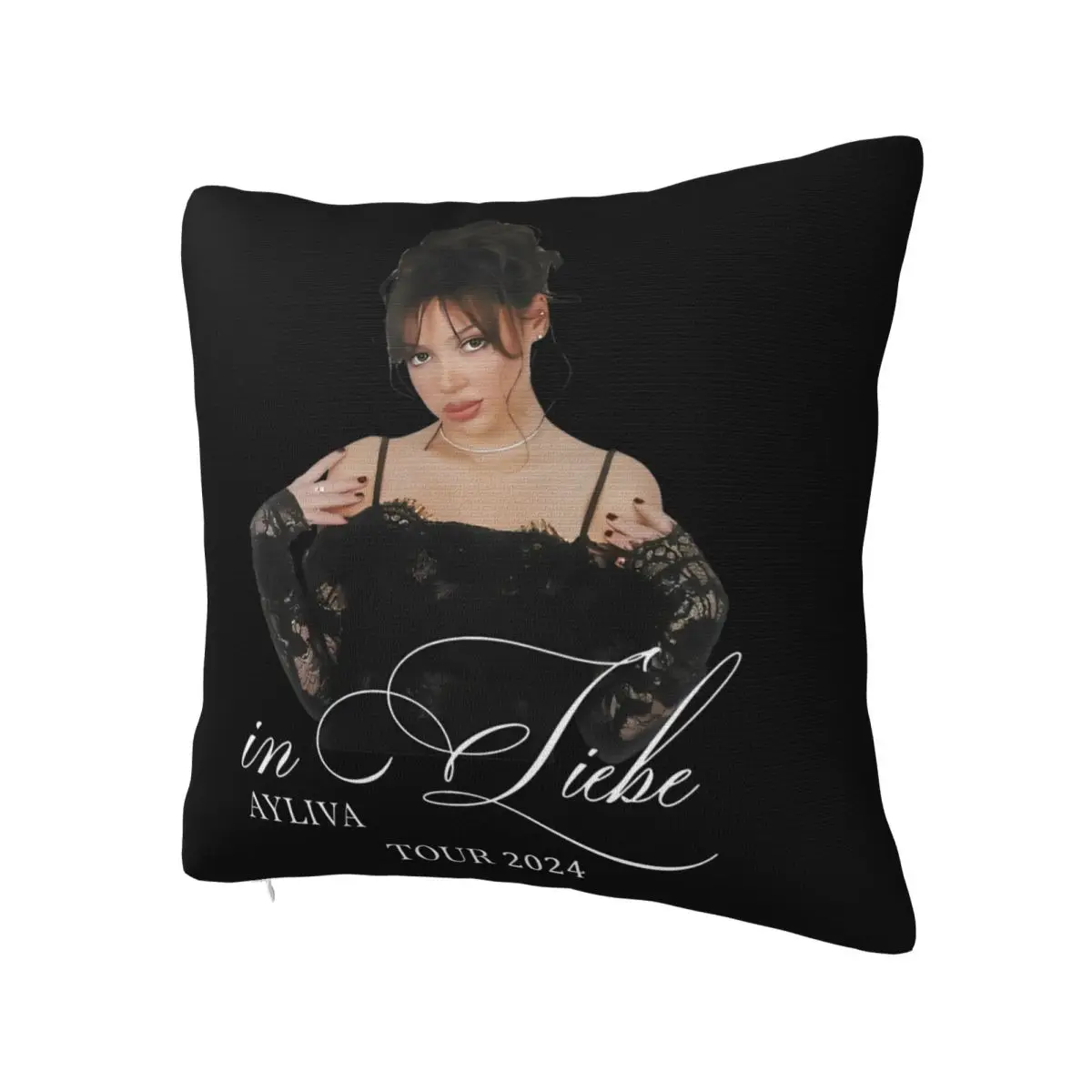 Ayliva In Liebe Tour 2024 Pillowcase Double-sided Printing Polyester Cushion Cover Gift Pillow Case Cover Home Square 40*40cm