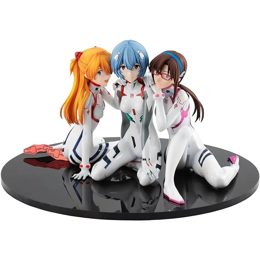 New NGE Anime Figure Mari Makinami Illustrious Asuka Langley Soryu Ayanami Rei Sexy Girl Action Figurine Pvc Model Gift Toys