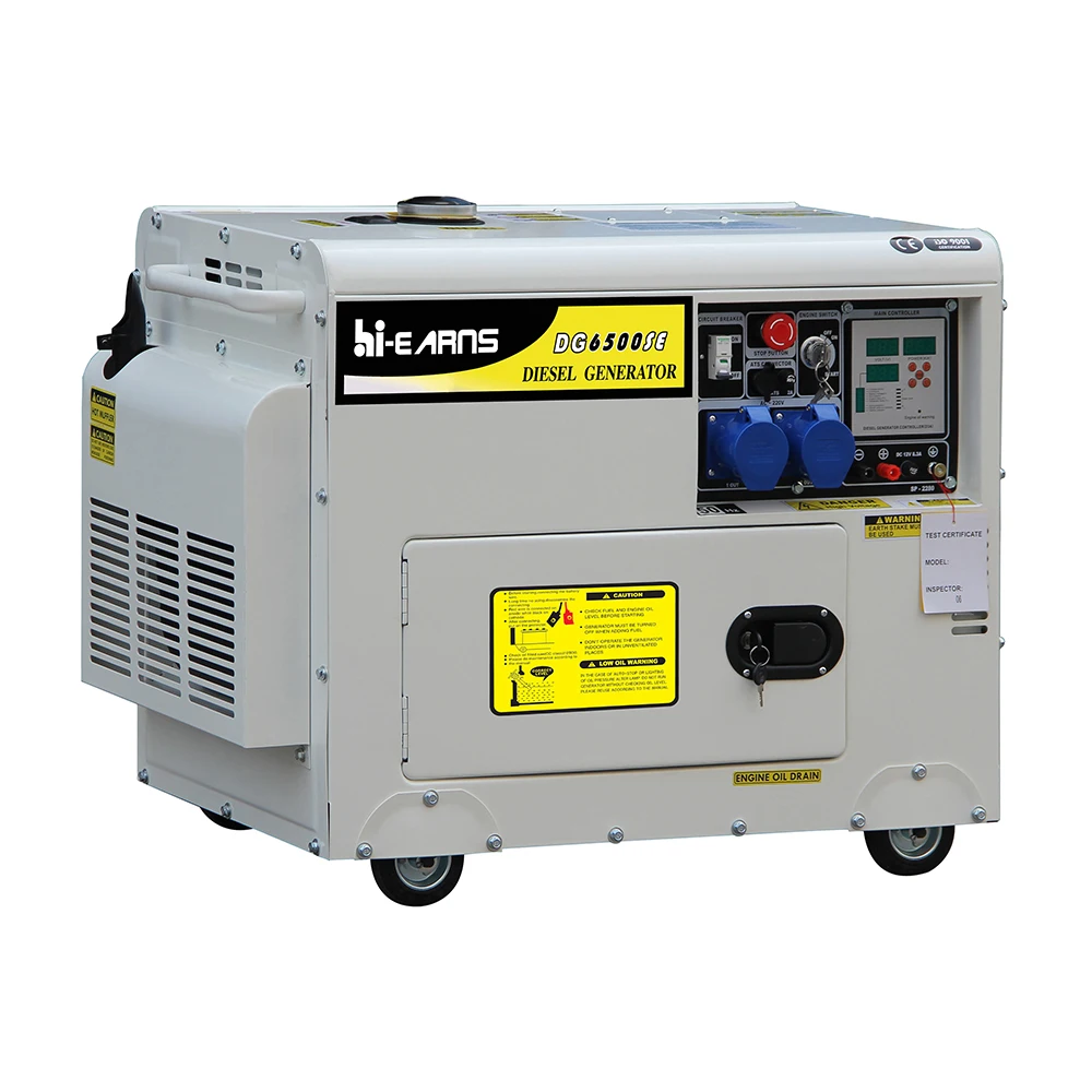 

5KW emergency power silent die·sel generator with digital panel