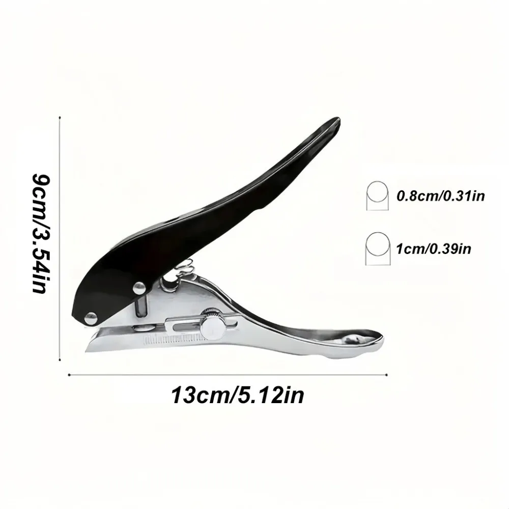 Perforateur à trou unique pour menuiserie à ressort, bande de bord manuelle, pince de poinçonnage pour le travail du bois, carte de trou, outil de poinçonnage pour trous d'ongles