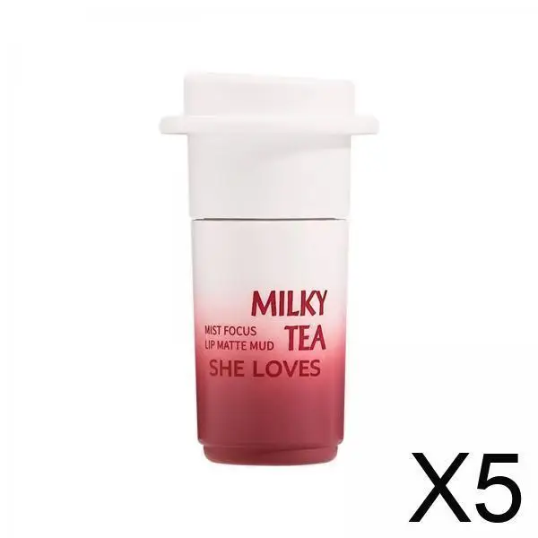 ノンスティックリップスティックブラッシュカップ形状リップティント防水マットベルベットリップマッドメイクアップ化粧品オフィス学校結婚式用