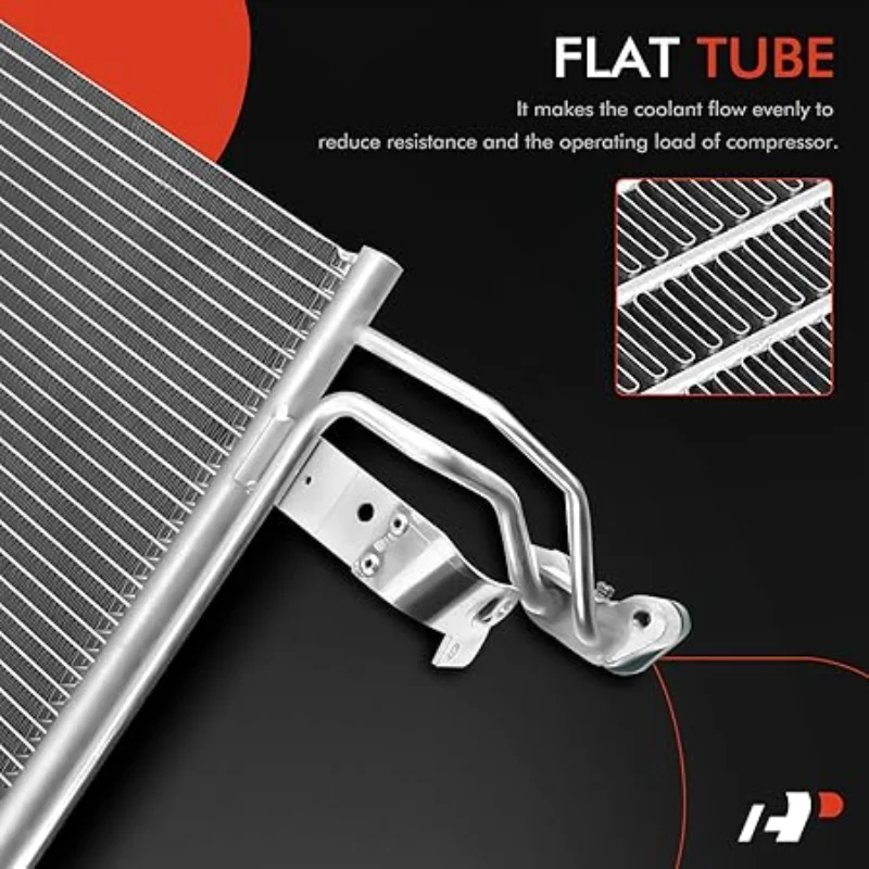 Condensatore A/C per climatizzazione A-Premium compatibile con A3, TT, TTS, RS Quattro e Jetta 2005-2010