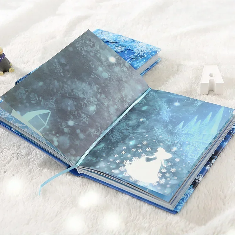 Magic Cover,128 Notebook Diary Notepad Process Learning Full Ice Hot Sheets/256 Color Office Inner Stamping Pages Core