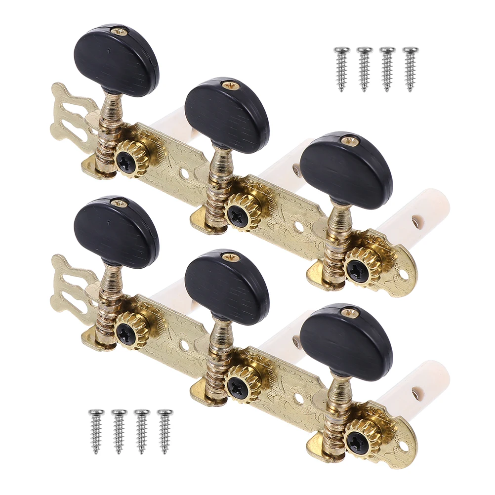

Guitar Tuning Pegs Durable Accessories Plastic Fully Enclosed Mechanism Parts Professional Tone Peg Head Bass Strings Repair