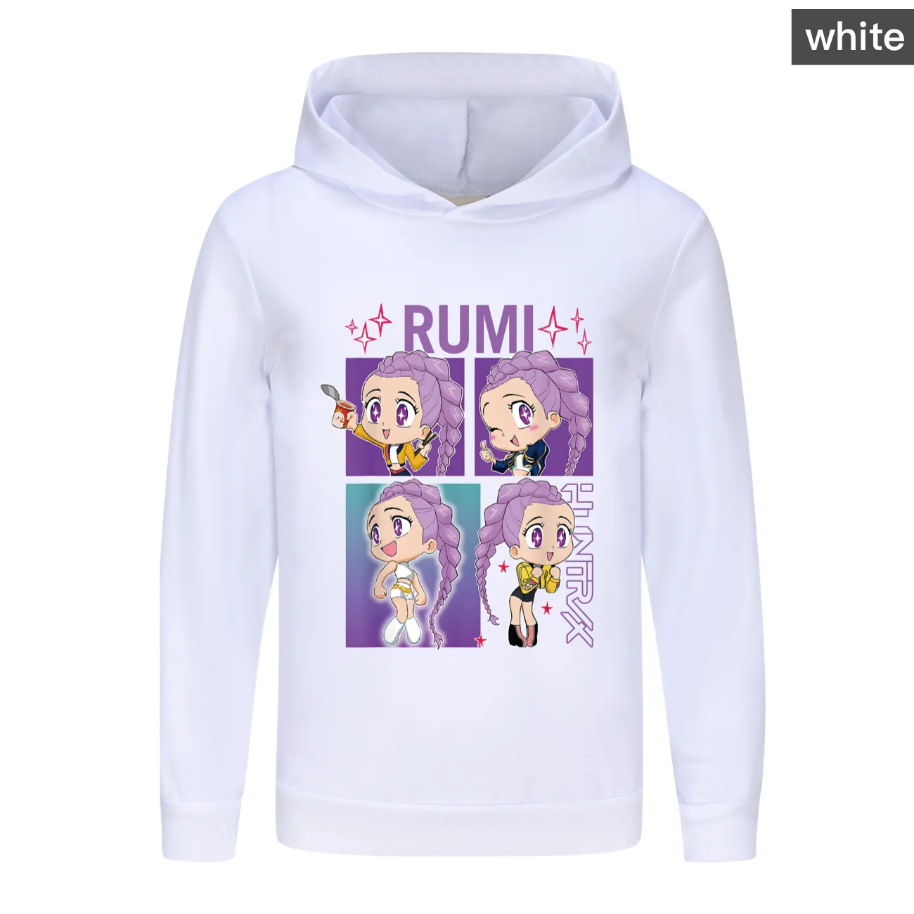 

KPop Demon Hunters Rumi Hoodie Kids Clothes Princess Girl's Clothing Cartoon Baby Boys Clothes Autumn Sweatshirt Child Tops 4913