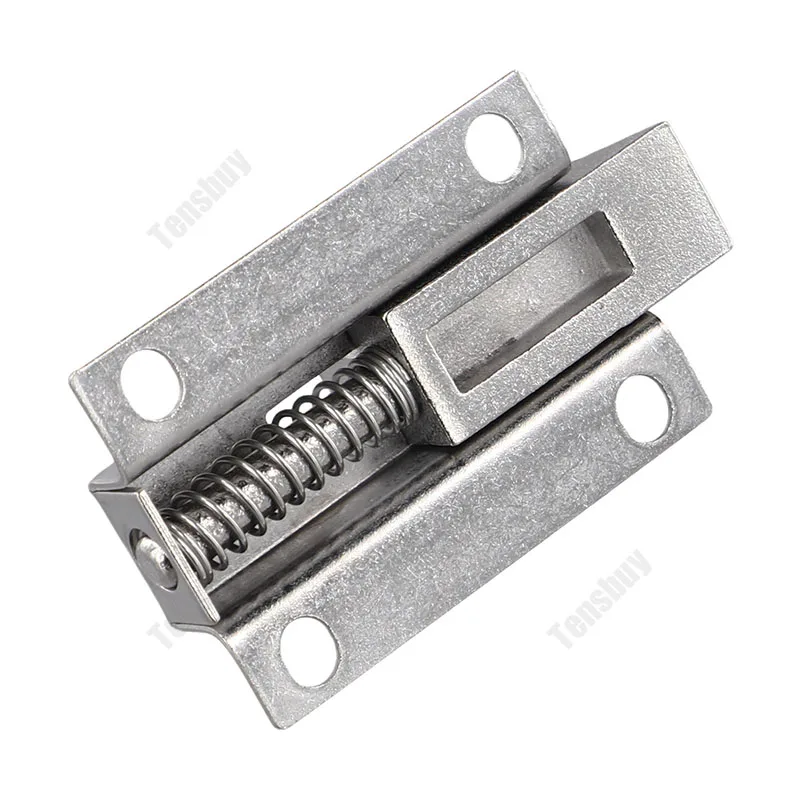 

5 шт., телескопический пружинный замок из нержавеющей стали 304, безопасность, автоматические оконные ворота, пружинный замок, обратный замок с язычком