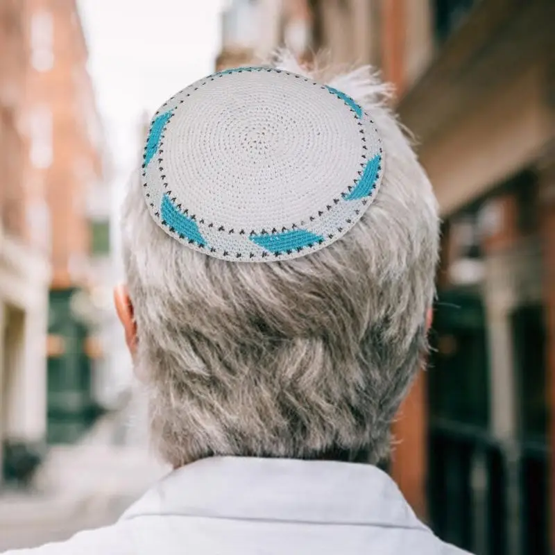 

A52E Eye Catching Yarmulke Hat With Soft Polyester Perfect For Prom Occasion And Casual Outfits Different Season
