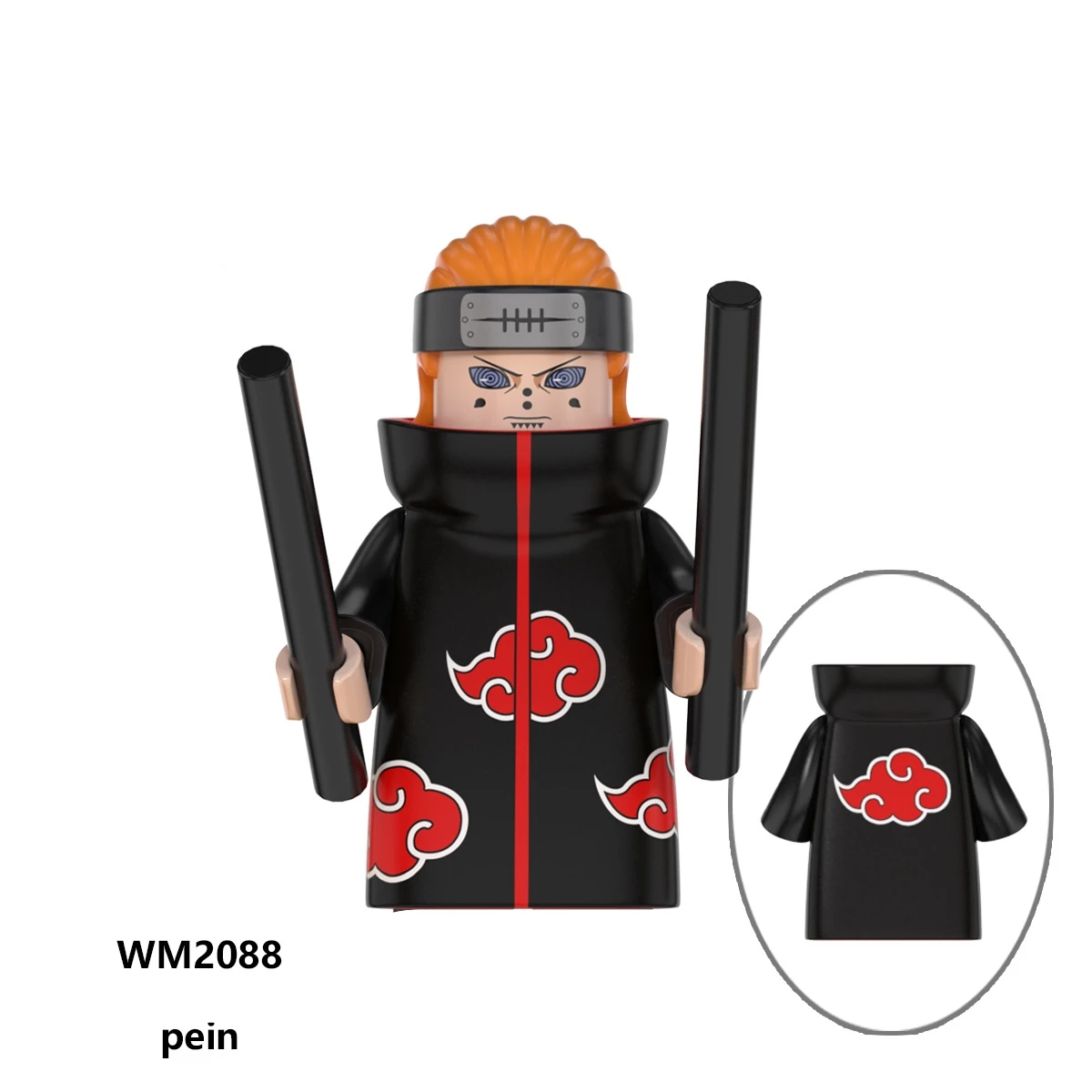 Naruto Jiraiya Gaara Sasuke Uchiha Obito Itachi Mardara Kakashi Anime Mini-Bausteine Figuren WM6105 WM6106 WM6107 WM6111 WM6113