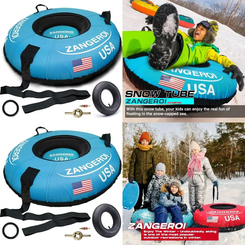 

Прочные надувные снежные трубки для катания на санях, подходят для детей и взрослых.