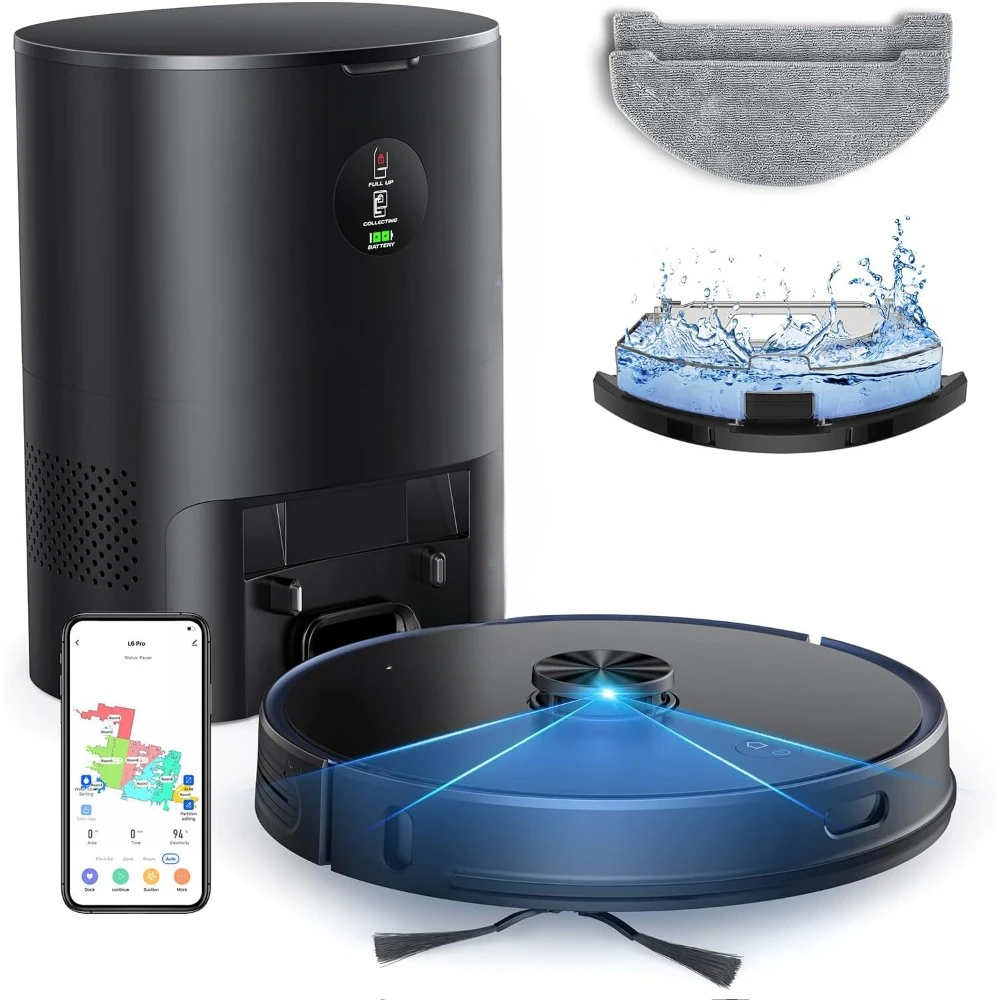 Commercial Washing Robots, 3 In 1 Robot Vacuum And Mop Combo, Lidar Navigation & Smart App Control, Washing Robots