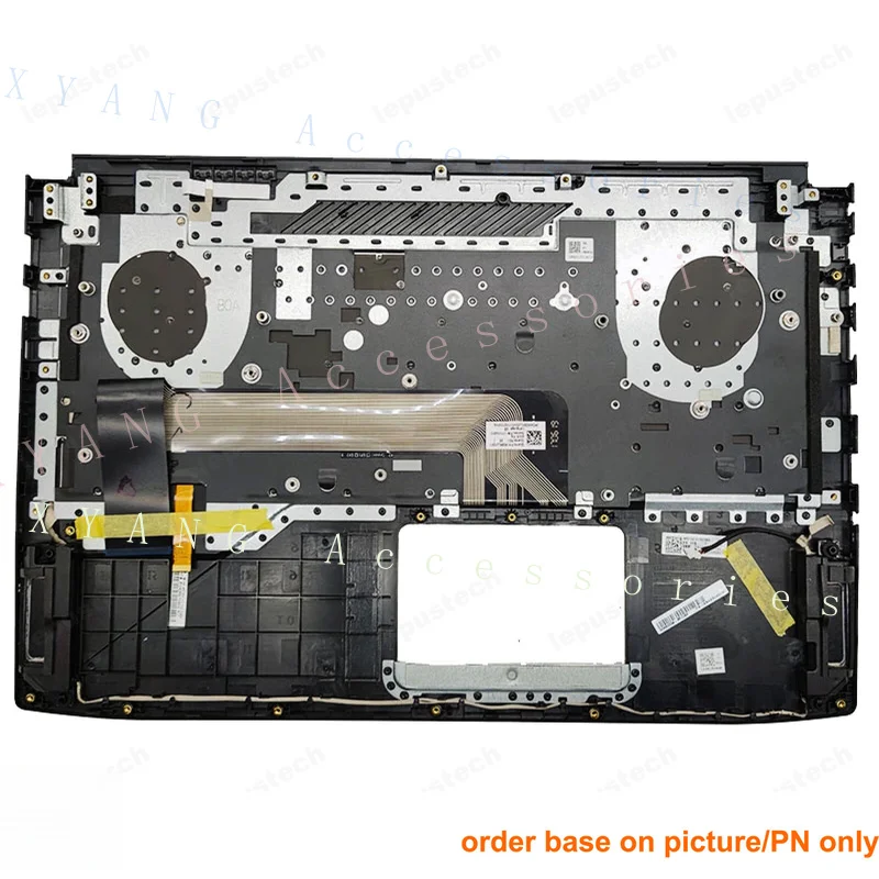 PP+ FOR Asus FX503 FX503VD FX503VM FX63V ZX63V GL503 red backlit US keyboard palmrest - view 3