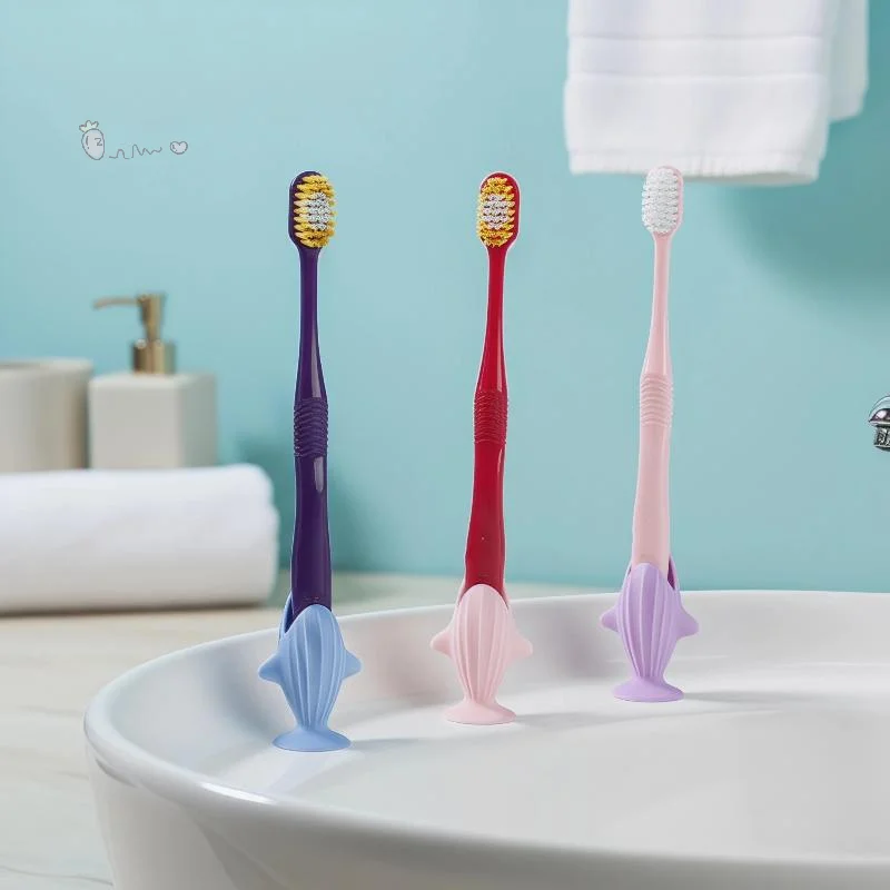 

[W] 1Pcs Cute Whale Shaped Silicone Toothbrush Holder Non Slip Suction Base For Kids Bathroom Daily Use