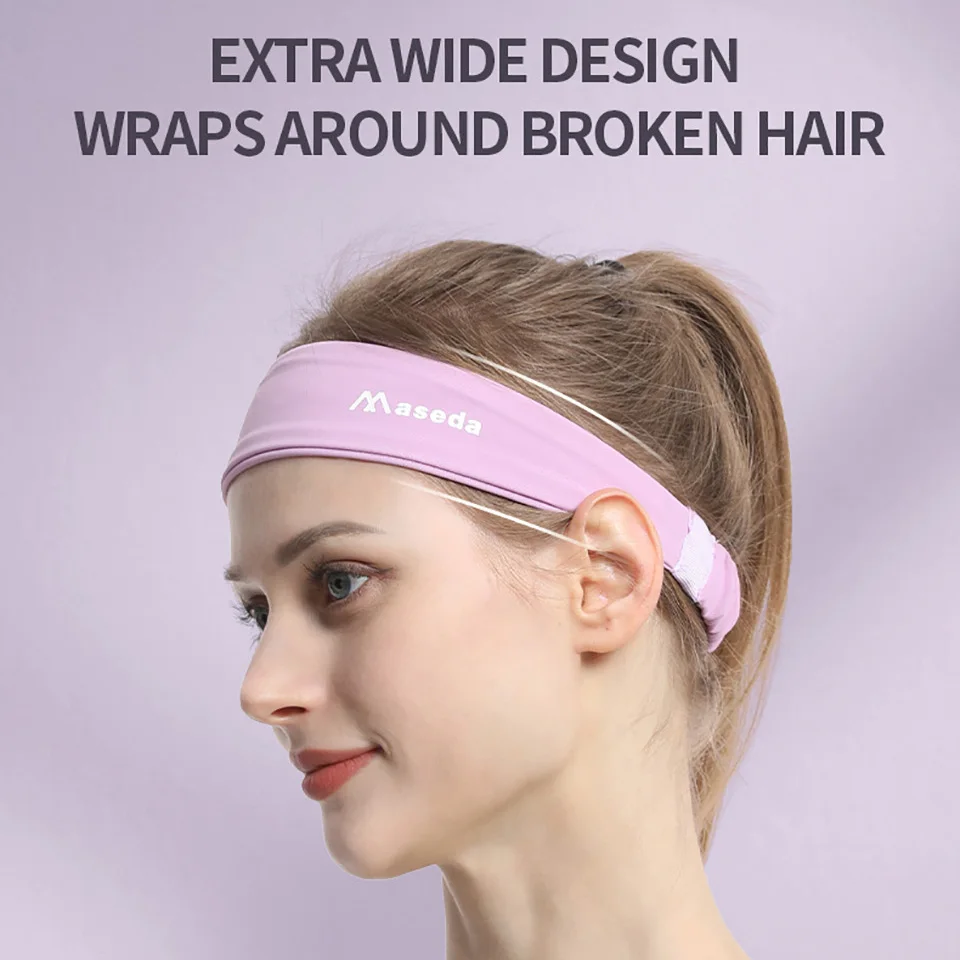 Sport Headbands Sweatband Elastic Workout Tennis Basketball Headscarf Yoga Running Hair Band Sweat Bandage Fitness Jog Men Women