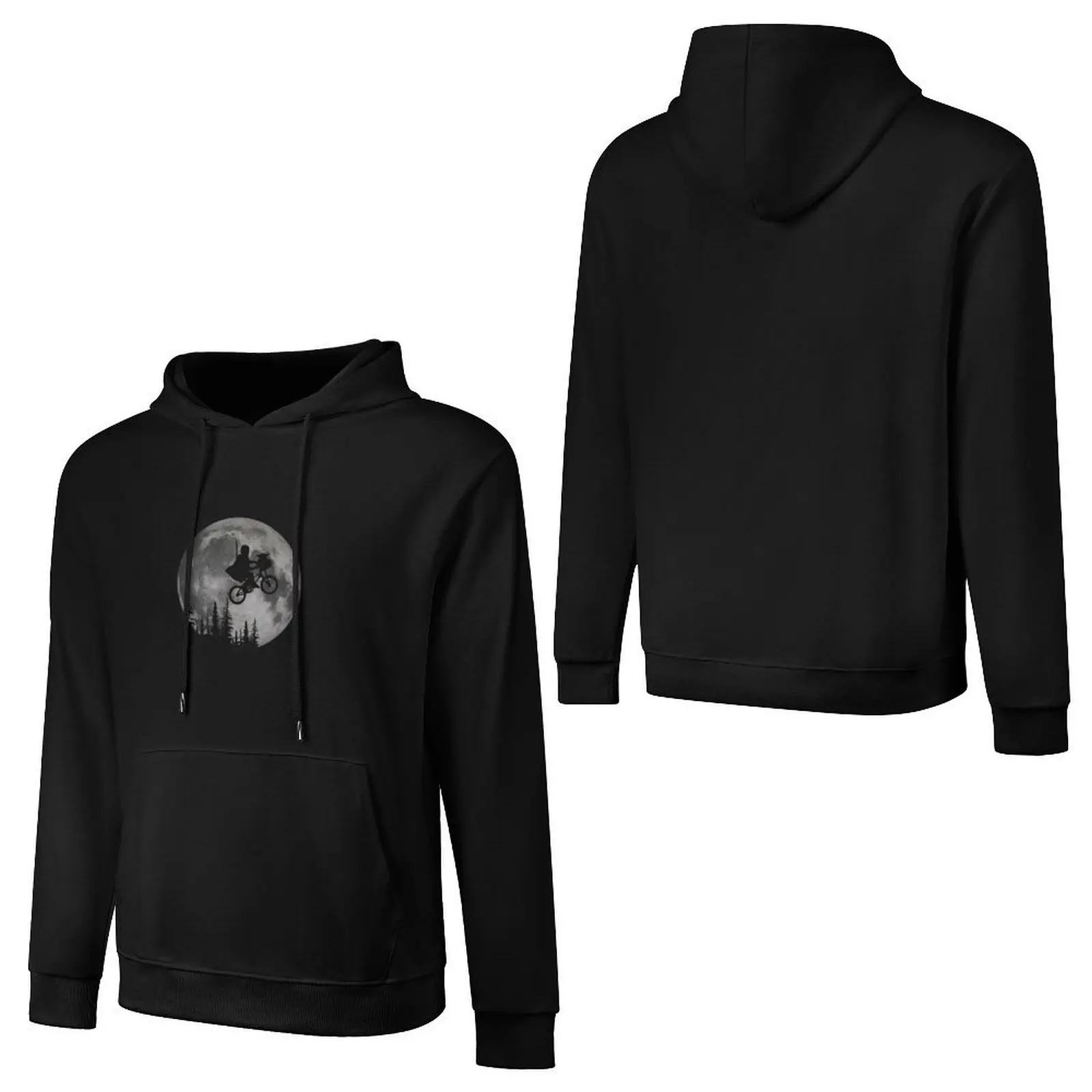 Across The Moon With The Child Pullover Hoodie men's sweat-shirt korean autumn clothes new features of hoodies & sweatshirts