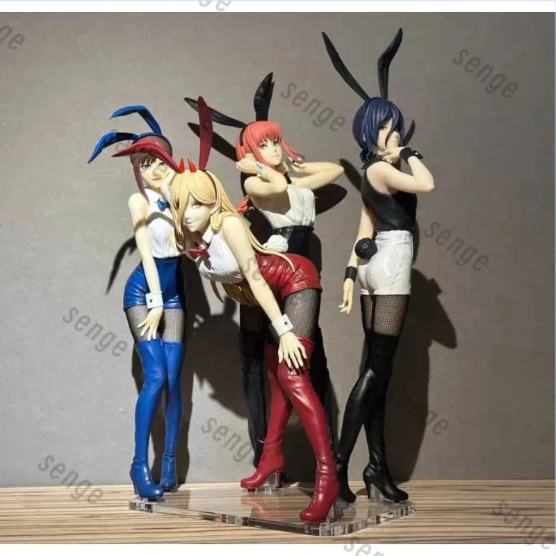 [En stock] Figura de conejita de la serie completa BiCute Bunnies de Chainsaw Man, original de FuRyu, con personajes como Pava / Makima / Xiaohong / Reese.