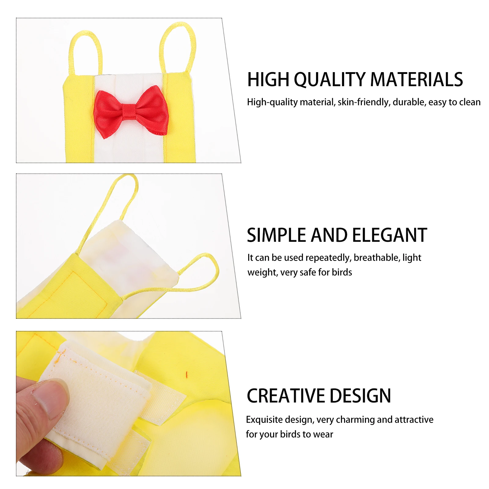 

Bird Breathable Reusable Washable Bird Supplies For Budgie Cockatiel Parrot Diaper Clothing Small Birds Creative Pet Diaper Pet