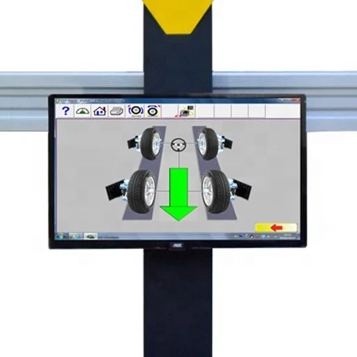 3D car wheel alignment  mecanica automotiva with double screen aligner car alignment machine