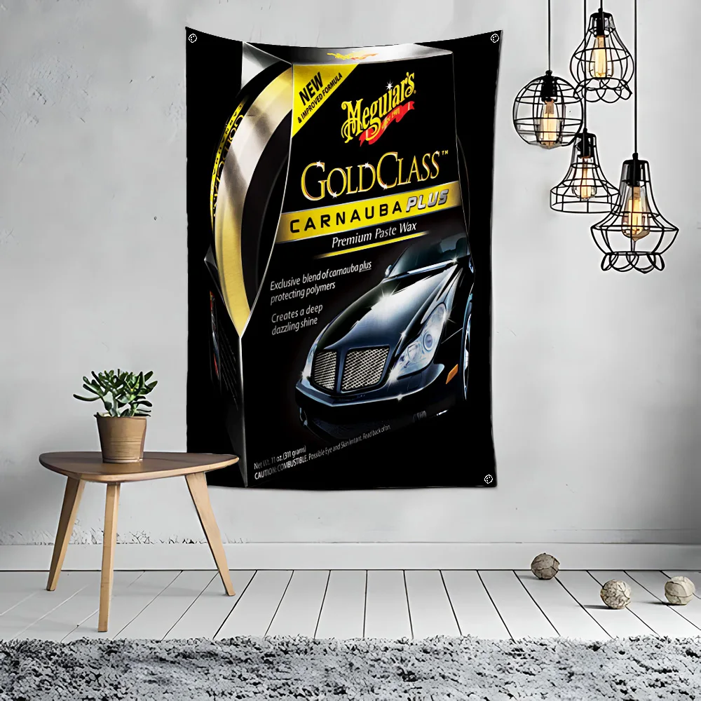 3x5 Ft Meguiars Flag Polyester Digital Printing Banner for Garage Wall Art Out Door Decoration With Brass Grommets