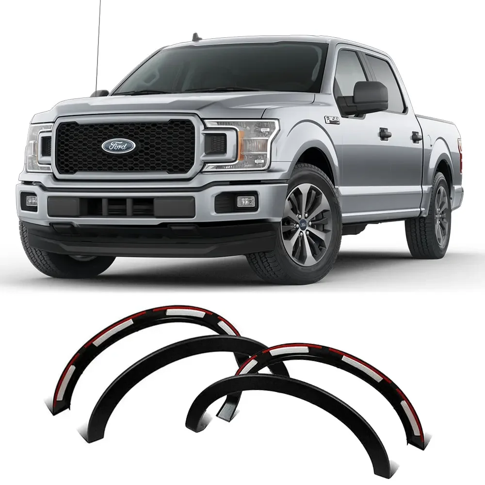 High quality Fender Flares used for 2009-2014 Ford F150 Fender Flare Kit support OEM customization