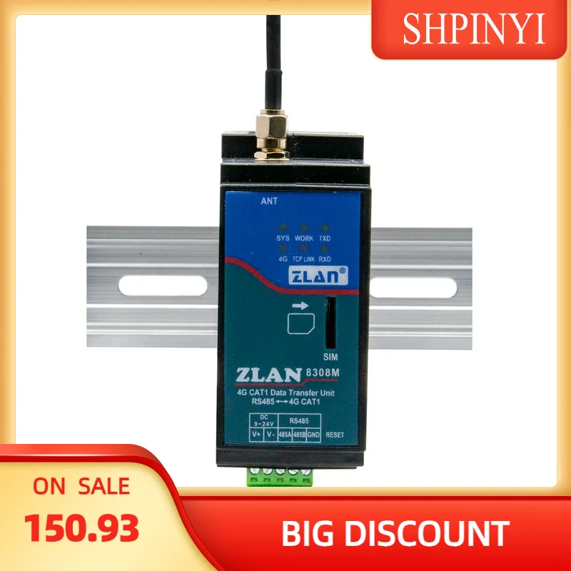 4g Iot Gateway Industrial ZLAN8308M Serial Port Rs485