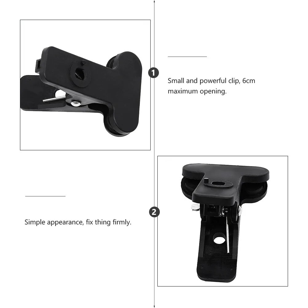 

6pcs Background Cloth Clamps Muslin Spring Clips for Video Studio Backdrop Canvas 6cm Max Opening Compatible