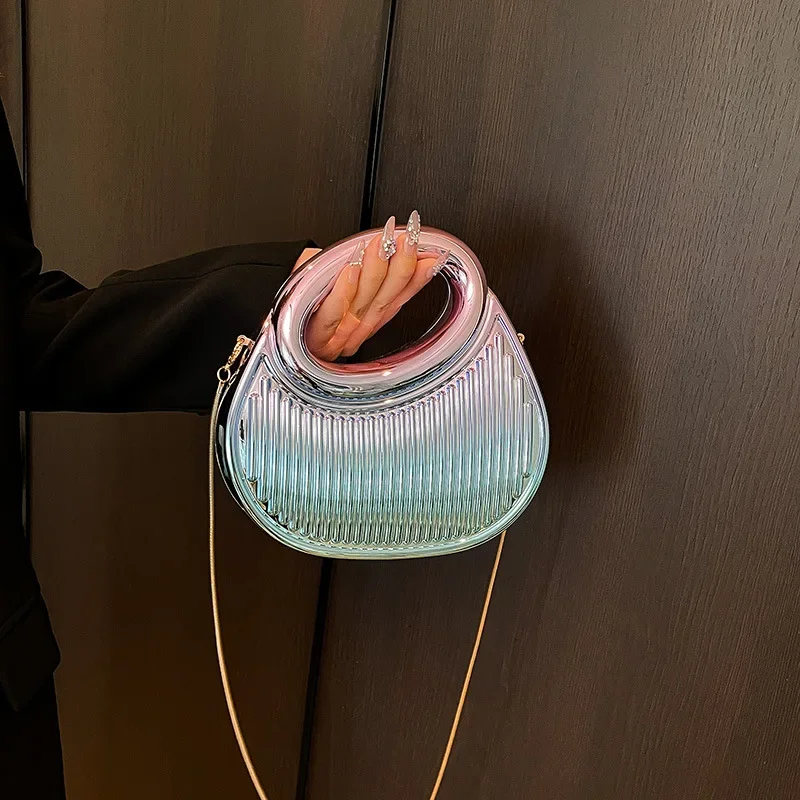 

Acrylic Handbag for Women, Fashionable Dinner Bag, Versatile Bright Face, Shoulder and Crossbody Box Bag