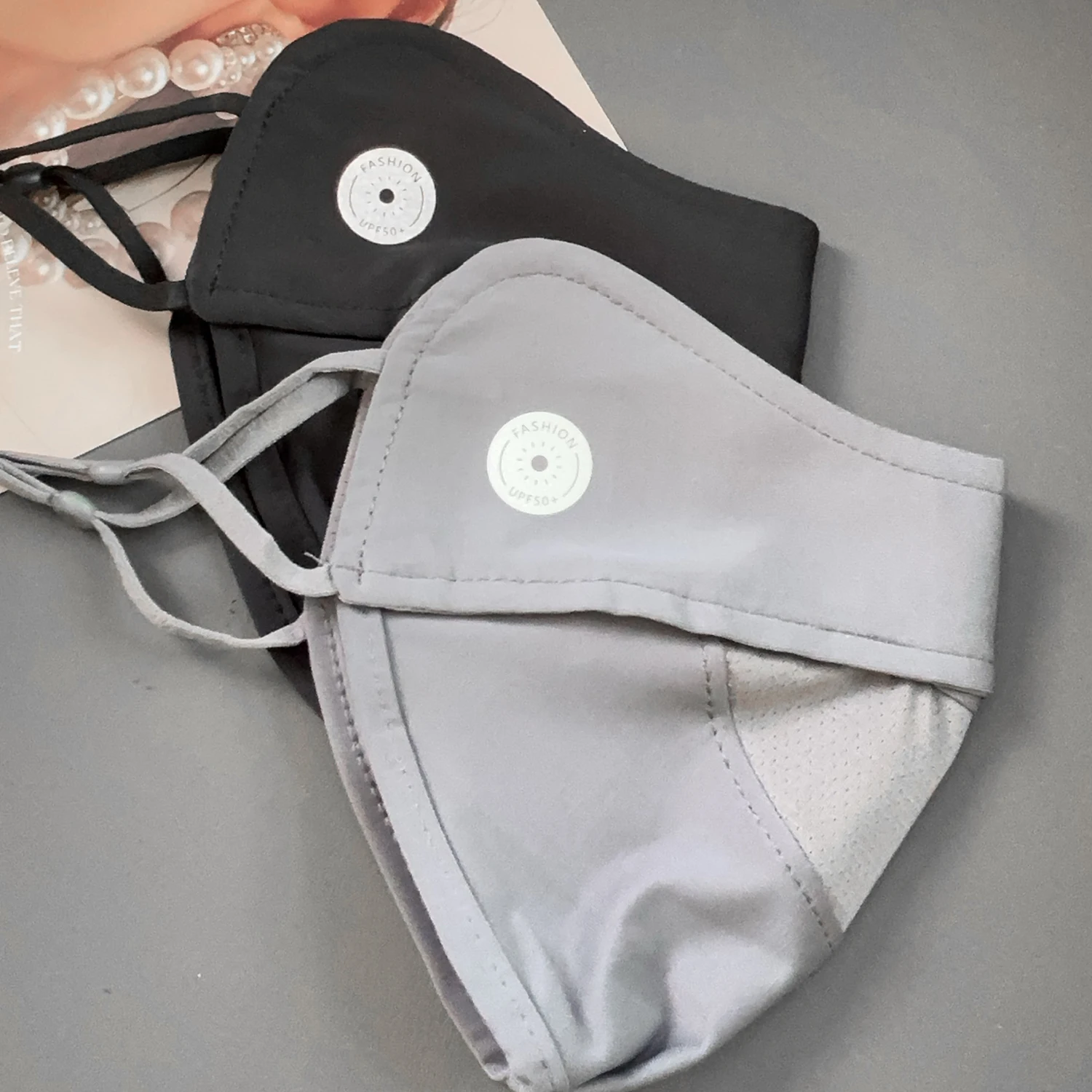 قناع واقي من الشمس للنساء في الصيف، للرياضات الخارجية وركوب الدراجات، قابل للتنفس وقابل للغسل وقابل لإعادة الاستخدام، أقنعة مضادة للأشعة فوق البنفسجية للجنسين، قناع من الحرير الجليدي قابل للتعديل