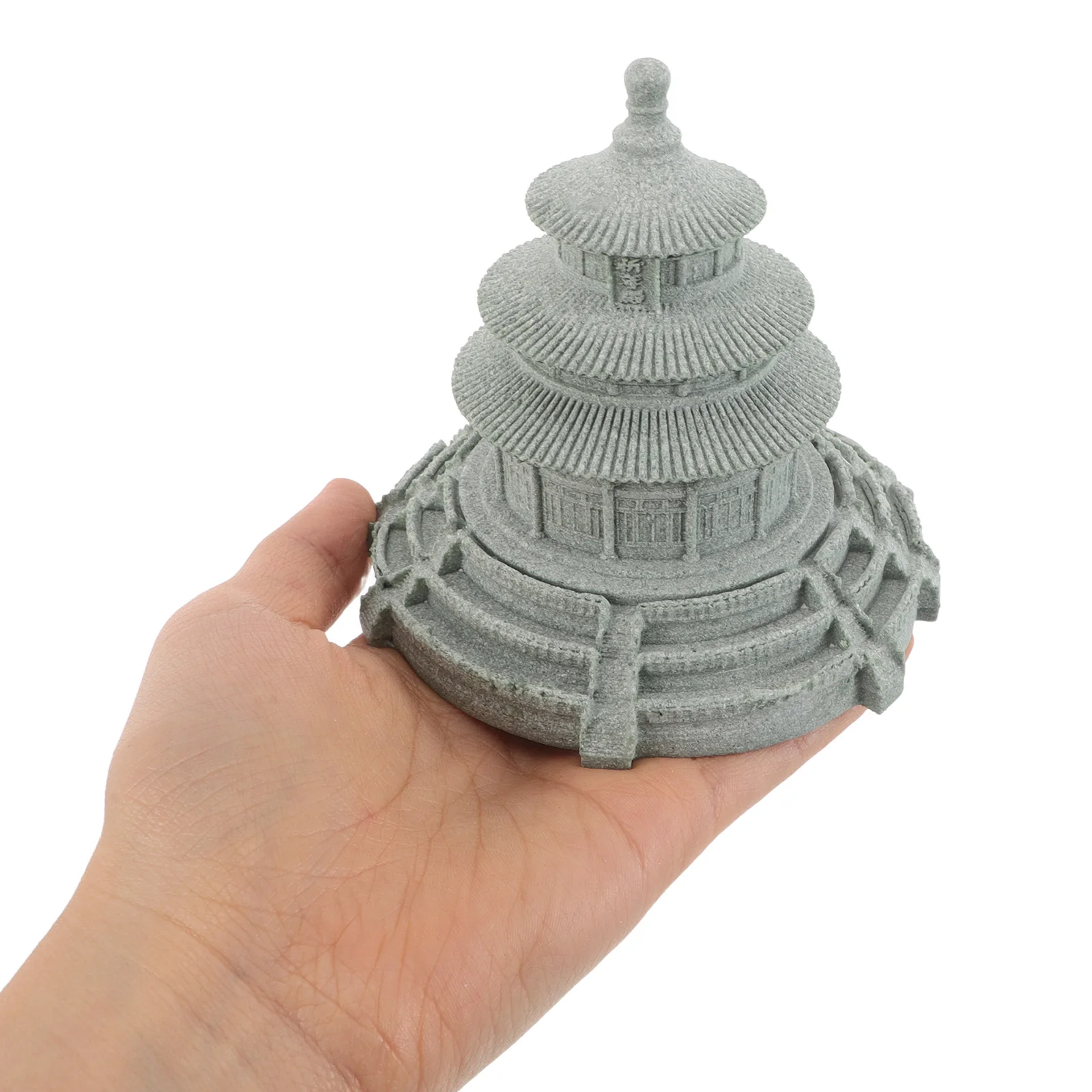 

Micro-landscape Heaven Architecture Room Figurine Statuette Desk Craft Ornament Home Dark Decor