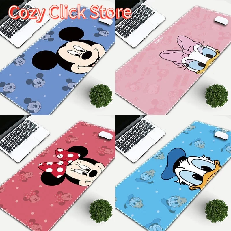 

Disney Mickey Minnie Cartoon Ins Cute Gaming Wrist Watch Oversized Gaming Mouse Pad Keyboard Non-slip Table Mat
