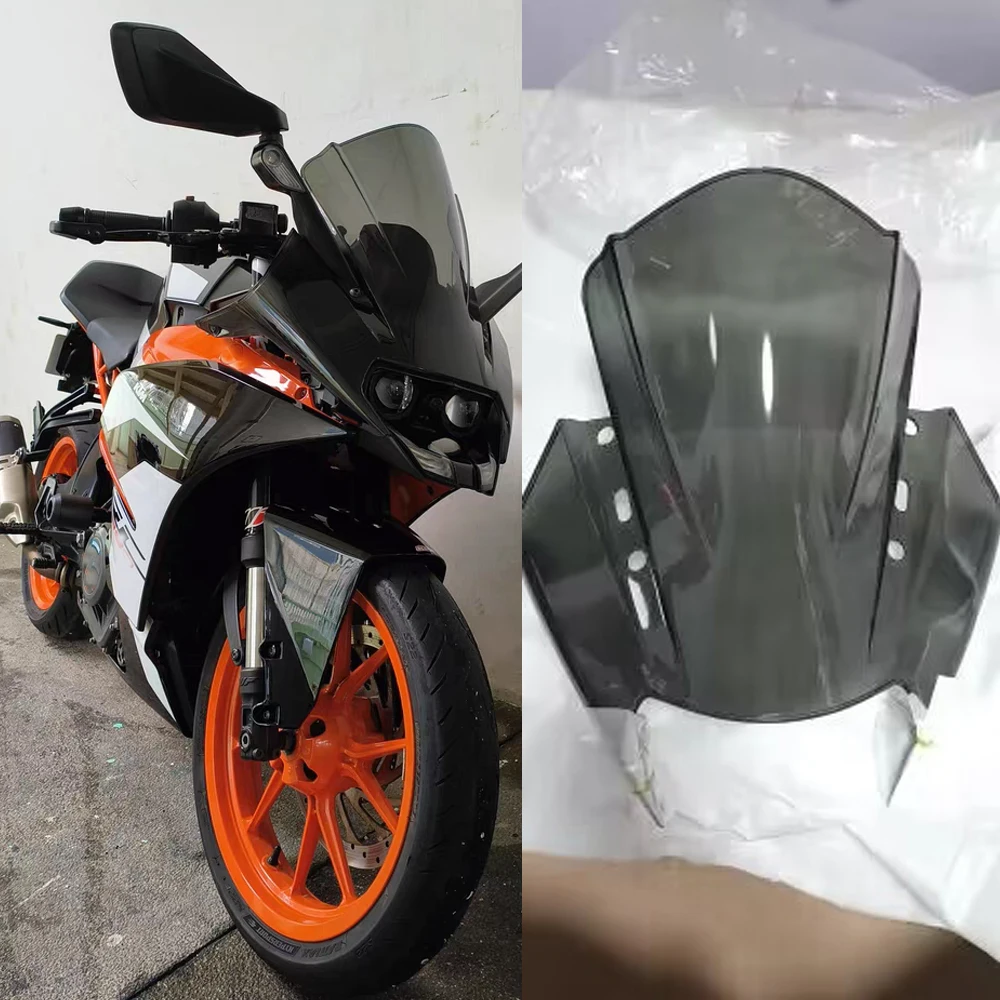 Motorcycle Windshield Windscreen Deflectors For KTM RC250 RC125 RC200 250 RC 390 2014-2019 2020 2021 2022 2023 RC390 Accessories