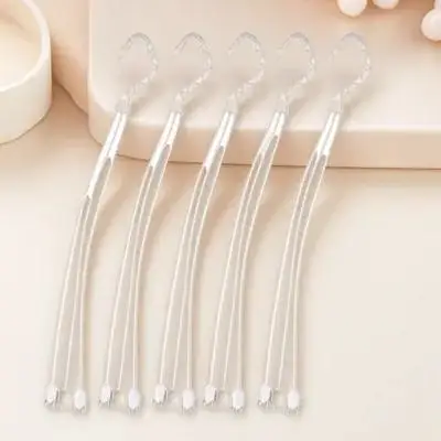 

5 White Plastic Plant Hook Hanging Basket Flower Pot Holders Plastic Hooks for Balcony Plant Load Hooks