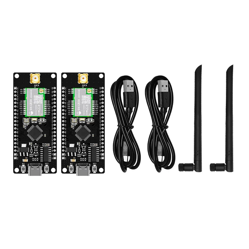 SX1262 LoRa وحدة لاسلكية 868 ميجا هرتز 915 ميجا هرتز 433 475 ميجا هرتز DX-LR30 22dBm 8 كجم طويلة المدى SMD RF وحدة امدادات الطاقة